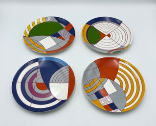 Set Of 4 Frank Lloyd Wright Collection Dessert Plates