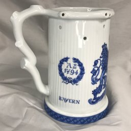 Amazing High Quality German Tankard With Nude Lithophane Base - Unsure Of Age - But VERY Nice ! LOOK - WOW !