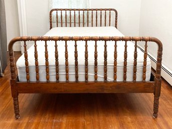 An Antique Full Sized Spool Bedstead