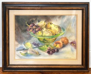 An Original Watercolor, Still Life, Ruth Baderian