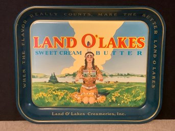 Land O Lakes Tin Tray