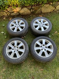 Borbet (Germany) Wheels For A E46 BMW W/ Snow Tires - Hankook Icebear