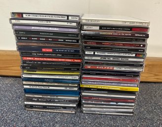Huge Collection Lot Of 43 CDs - The Beatles, Tull, Whitesnake, Puff Daddy, XM Radio Sessions, Beck, Tom Petty