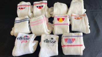A Lot Of Vintage Ellesse Tennis Socks & More