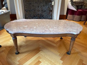 Vintage Marble Top Coffee /Cocktail Table