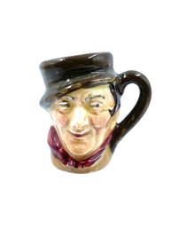 Vintage Royal Doulton Bone China 'Sam Weller The Irishman' Mini Toby Mug