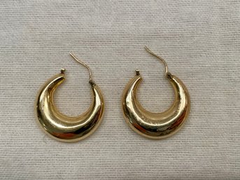 14K Gold Hoop Earrings