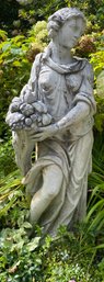 Vintage Goddess Of Summer Garden Statue