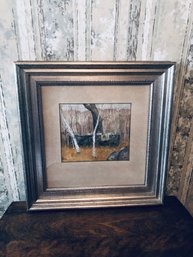 Vintage Artwork And Frame