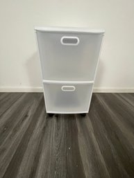 2 Bay Plastic Drawer