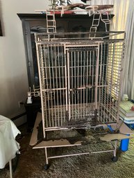 Large Metal Birdcage With Stand