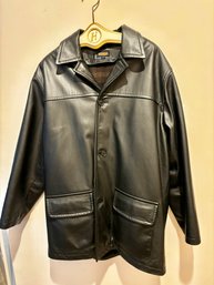 Gorgeous  Coach Men's Large Leather Coat