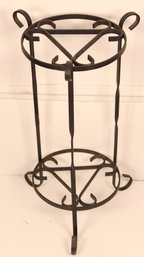 NICE MID CENTURY MODERN WROUGHT IRON  VINTAGE STAND