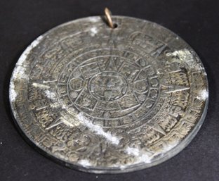 Large Mexican Calendar Cast Medal Medallion