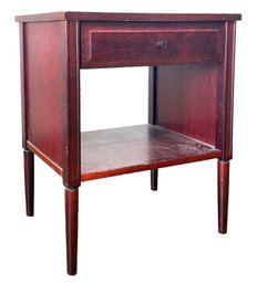 A Vintage Mid Century Mahogany Nightstand