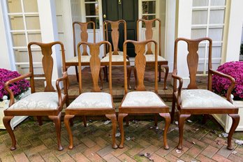 Beautiful Set Of 8 Dining Chairs -Very Good Condition