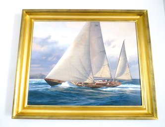 Donald Demers Maritime Nautical Giclee Framed Art