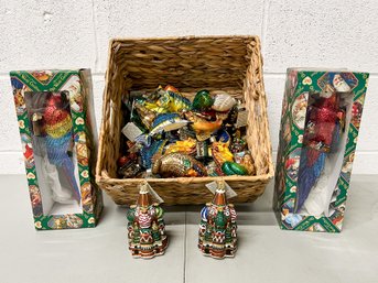 Collection Of Old World Christmas Ornaments
