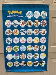 2016 Pokemon. Gotta Catch 'Em All! Color Poster. Measures 22 1/2' X 33'. Suitable For Framing.