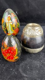 Painted Egg Decor