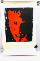 Vintage Original Artist Proof  Abstract  Portrait  - Peter Hoffman (1981)