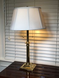 Client Paid $398 EACH For These LILLIAN AUGUST Solid Brass Lamps - WE Are Selling The PAIR For One Bid