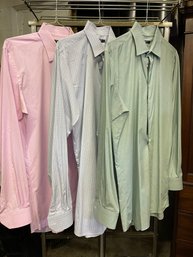 Three MITCHELLS Westport Dress Shirts- Size XL (See Description)