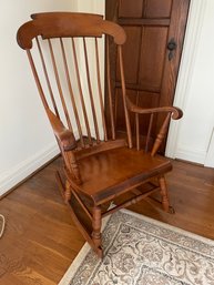 S.bent & Bros Vintage Maple Rocking Chair.