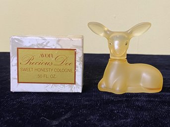 Vintage Avon Precious Doe Deer Fawn Perfume Bottle