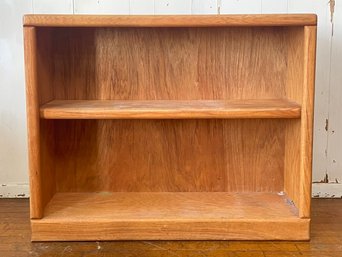 A Vintage Oak Book Shelf By Thornwood