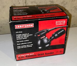 New In Box Craftsman 5-Inch Random Orbit Sander