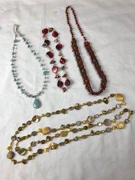Set Of Beaded Necklaces