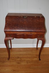 Antique Queen Anne Style Secretary Desk By Paine Furniture