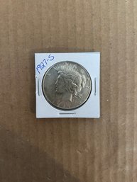 Beautiful Rare 1927-S Peace Silver Dollar