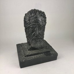 Sculpture Plaster Bust Of Man