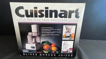 CUISINART Little Pro Plus Processor Food/juicer Brand New