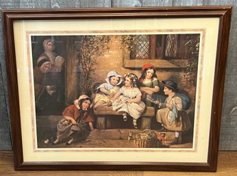 The Little Princess Framed Alexander Blaikley Lithograph