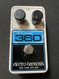 Electro-harmonix Nano Looper 360 Guitar Effect Paedal.