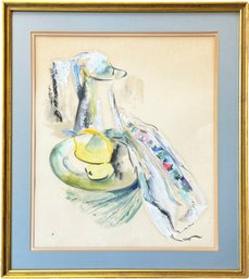 An Original Vintage Still Life Illustration, Unsigned, Mid 20th Century