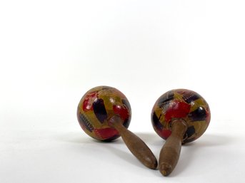 Pair - Pre Embargo Cuban Maracas