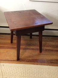 Dark Wood Side Table