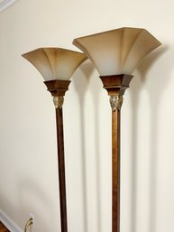 Pair Of Vintage Style Floor Lamps