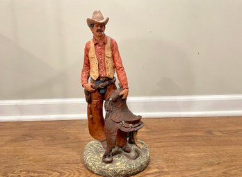 Daniel Monfort Original Western Sculpture 'Bronco Buster'