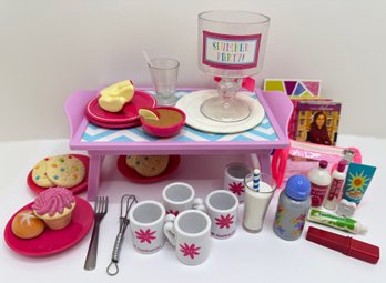 American Girl Kitchen Accessories Including Breakfast Tray, Our Generation Toiletry Set & More
