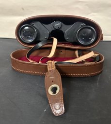 Hartman Wetzlar 117, Porlerim 8x30 Wide Angle Binoculars  Made In Germany Leather Case.   TA - A3