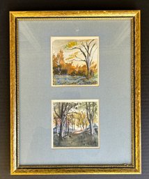 Framed Landscape, Signed Butler