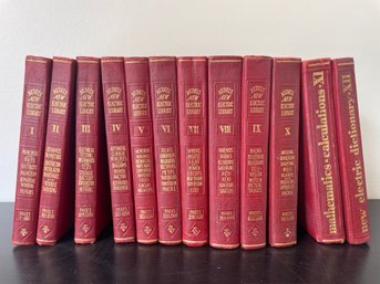 1920s First Edition & Reprints Of Audels New Electric Library - 12 Volume Set