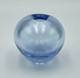 Mid Century Holmegaard Rondo Glass Bud Vase By Per Lutken