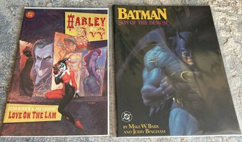 Vintage Batman Related Graphic Novels- Batman: Son Of The Demon  Harley And Ivy