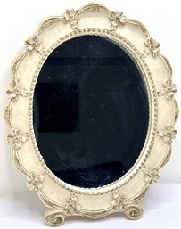 Syroco Mirror, White Hollywood Regency Style